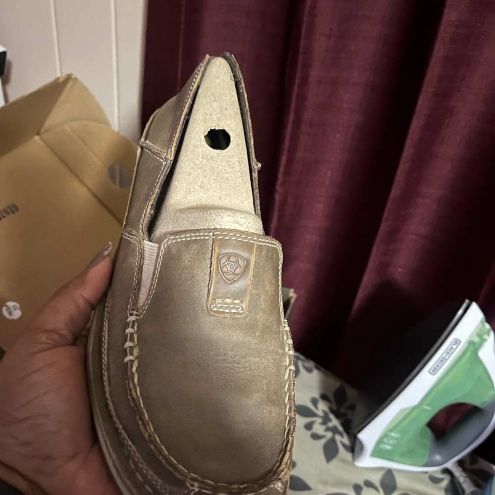 Ariat Men's Light Brown Slip-On Loafers